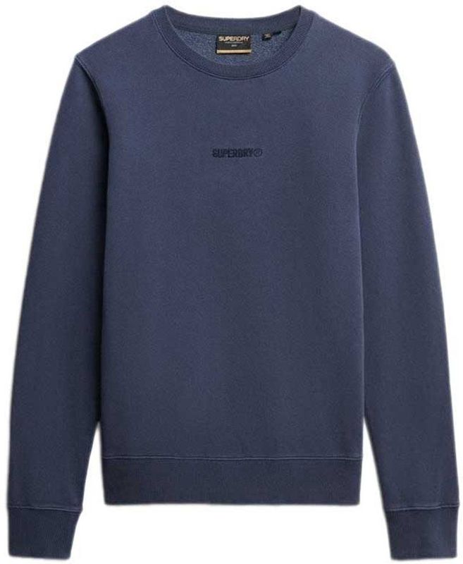 Superdry - Micro Logo - Sweatshirt - Blauw