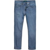 Boston Park Boston Park - Heren - Boston Park Lightweight-jeans Buikfit Straight Fit tot 72 - Licht blauw denim - Maat 56