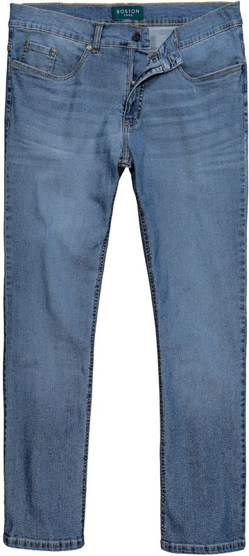 Boston Park Boston Park - Heren - Boston Park Lightweight-jeans Buikfit Straight Fit tot 72 - Licht blauw denim - Maat 56