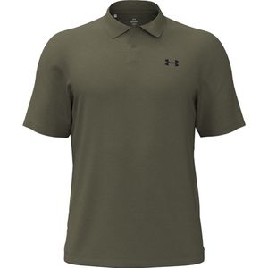 Under Armour Performance 3.0 Heren Golfpolo Donker Groen
