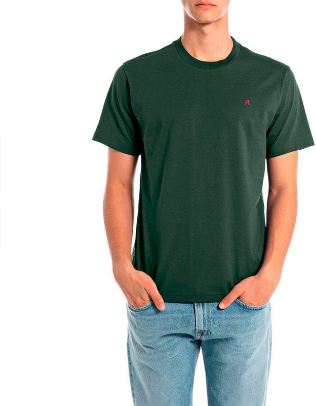 Replay - M3015 .000.2660 - T-shirt - Groen - Korte Mouwen