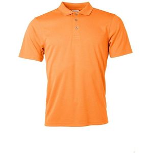 James and Nicholson Heren Actief Polo (Oranje)
