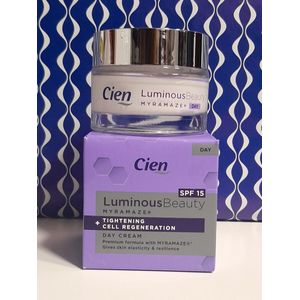 Cien - Luminous Beauty - Dagcrème - 50 ml - SPF 15 - Premium Formule met MYRAMAZE