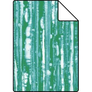 Proefstaal Origin Wallcoverings behang strepen groen - 26,5 x 21 cm - 347222-S