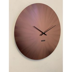 MOSACLOCK - COPPER LABEL 50 - Wandklok - Koper - Modern Industrieel Design - 50 cm