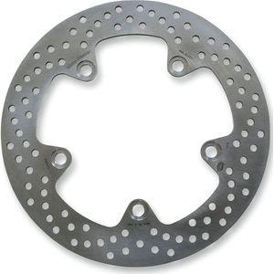 Moto-master - Round Remschijf Voor Zilver - Compatibel Met Harley Davidson