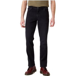 WRANGLER Texas Slanke Lange Jeans - Heren - Black Crow - W33 X L32
