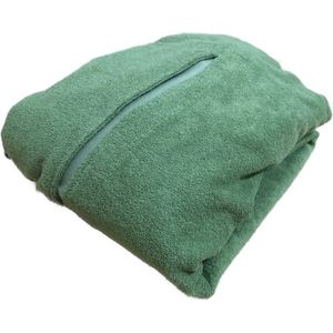ECB Hoeslaken voor Massagetafel - Badstof Stretch - Met Uitsparing - Groen