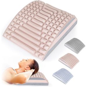 Rugmassagekussen voor Ontspanning en Tailleondersteuning - Comfortabele Rugstrekker met Diepgaande Massage - Ergonomisch Ontwerp voor Houdingsverbetering - Draagbaar en Duurzaam - Geschikt voor Thuis en Kantoor