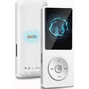 Draagbare Bluetooth MP3-speler 32 GB met FM-radio, voice-recorder en video-ondersteuning