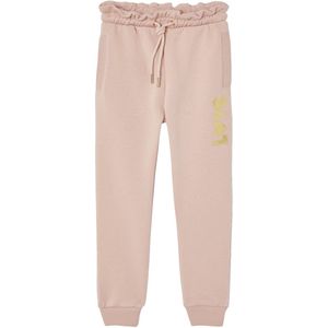 Joggingbroek - Roze - Fleece - Meisjes - Met Motief op de Broekspijp