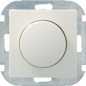 PLIEGER dimmer | serie Luna | 230V halogeen- en gloeilampen | 50 - 300 watt | druk aan/uit | wit