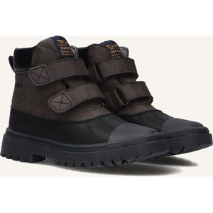 Klittenbandschoenen | Jongens | Dark Brown | Water-Proof membraan | Shoesme | Maat 25