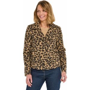 Wollig luipaard bikerjack