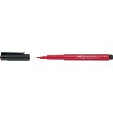 Faber-Castell tekenstift - Pitt Artist Pen - brush - geraniumrood fel - FC-167421