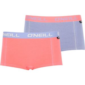 O'Neill dames boxershorts 2-pack - peach grey - XL