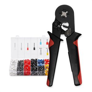 Krimptang - Met 2000 huizen - RJ45 Connector - Connectoren - Adereindhulstang - Ratel - Pers - Kabelschoentang - Krimptangen - Adereindhulzen - Luft