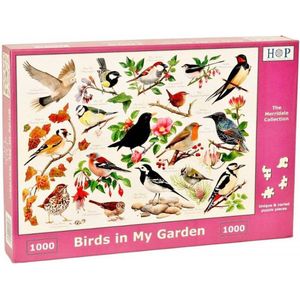 Legpuzzel - 1000 stukjes - Birds in My Garden- The House of Puzzles