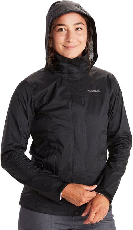 Marmot - PreCip Eco Jacket - Waterdichte Jas - Zwart - Lichtgewicht - Ademend