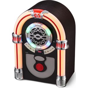 Retro Muziekbox - CD-speler - Bluetooth - FM-radio - 50 Voorinstellingen