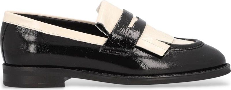 Alpe - New Mimi - Leren Mocassins - Zwart - Plat