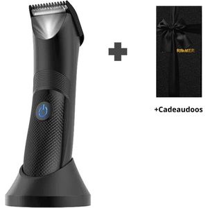 Elektrische Body Hair Trimmer - Voor Heren - Oplaadbaar - Lies Hair Trimmer - Bal Scheerapparaat - Groomer - Vervangbare Keramische Bladkoppen - Waterbestendig - Incl Cadeaudoos