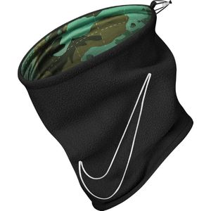 Nike Therma-Fit Reversible Neckwarmer - Zwart/Groen en Leger Print Groen - One Size