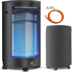 Keramische Gasverwarmer 4200 Watt met Gasdrukregelaar en Gasslang - Ideaal voor Binnen en Buiten Verwarming