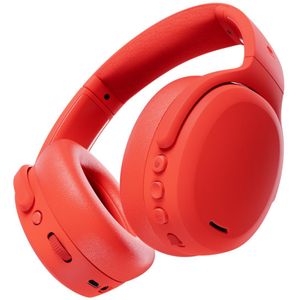 Skullcandy Crusher ANC 2 Draadloze Koptelefoon – Noise Cancelling Hoofdtelefoon – Rood