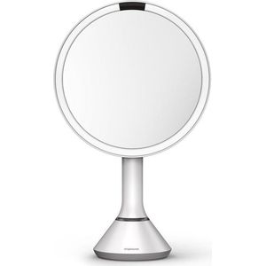 Spiegel met Sensor, Rond, 5x Vergroting, Wit - Simplehuman