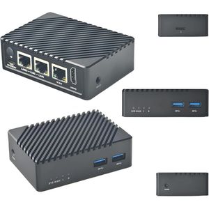 NanoPi R5S Mini-router met 4 GB RAM en 16 GB opslag - Ondersteuning van Docker en meerdere Ethernet-poorten