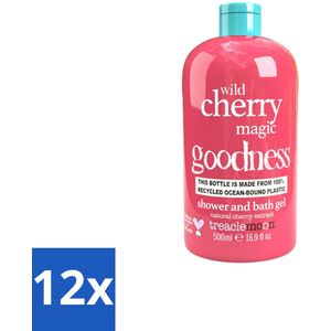 Treaclemoon – Douchegel – Wild Cherry Magic – 500 ml - Voordeelverpakking - 12 stuks