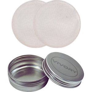 Vivory 2 Stuks Natuurlijke Shampoo Bar Flaming Flowers - Handgemaakt - Geen Sulfaten - Geschikt voor alle Haartypes - Gratis opberg blik VOORDEEL AANBIEDING