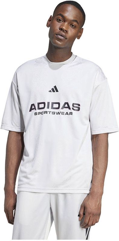 adidas - Common Goal - T-shirt - Wit - Korte Mouwen