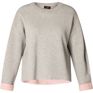 YEST CURVE Freja Tops - Light Grey/Melange - maat X-0(44)