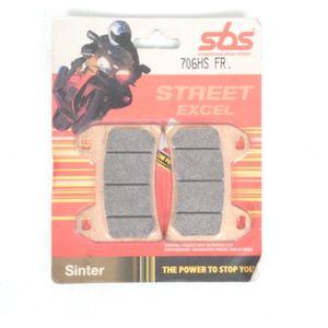 Plaquette de frein SBS pour Moto Moto Guzzi 1100 V11 Sport Naked / Scura 2001 à 2004 AVG / AVD Neuf