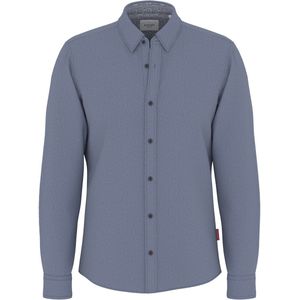 Joop! Heren Overhemd HANSON2K-W regular fit Blauw S Volwassenen