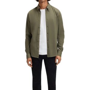 Boss Heren Overshirt Groen 50543089/342 Myjersey_M