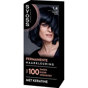SYOSS - Coloration 1-4 Cosmic Blue - Haarverf - Grijsdekking - Vermindert Haarbreuk - 1 stuk