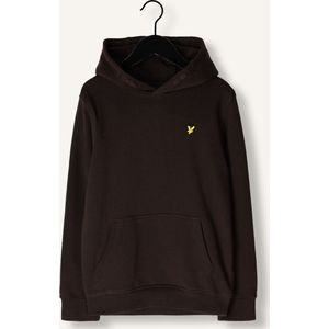 Lyle & Scott Pullover Hoodie Boys Truien & Vesten Jongens - Sweater - Hoodie - Vest- Bruin - Maat 134/140