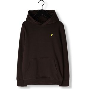 Lyle & Scott Pullover Hoodie Boys Truien & Vesten Jongens - Sweater - Hoodie - Vest- Bruin - Maat 128/134