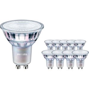 Voordeelpak 10x Philips Corepro LED Spot GU10 PAR16 4.6W 390lm 36D - 840 Koel Wit | Vervangt 50W