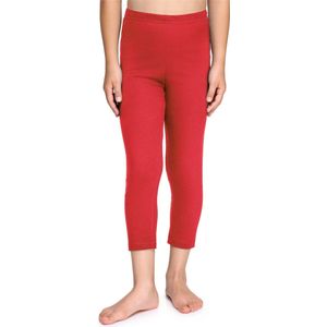 Merry Style Meisjes Leggings - Sport - Vrijetijdsbroek - Capri - Katoen - MS-MS10-226-LE - Rood - 110