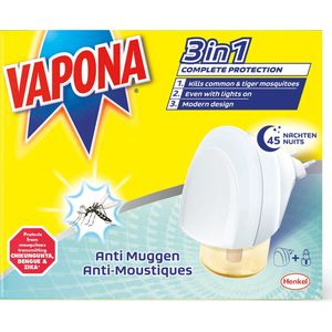 Vapona Anti Muggenstekker - Insectenbestrijding - 45 Nachten