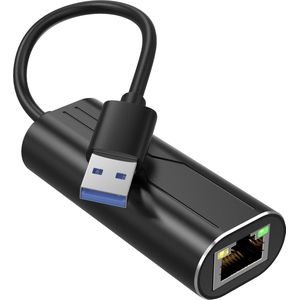 Ethernet Adapter USB Kabel - USB A Naar Ethernet - 1000 Mbps - Gigabit