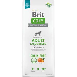 Brit Care Dog Grain-Free - Hondenvoer - Adult Large Breed - Zalm - 12 kg