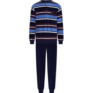 Badstof heren pyjama van Robson - Blauw - Maat - 50