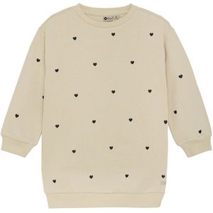 Daily7 - Sweatdress Longsleeve - Sandshell - Maat 80