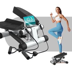 MKSS® Stepper Fitness - Hometrainer - Crosstrainer Mini - Zwart