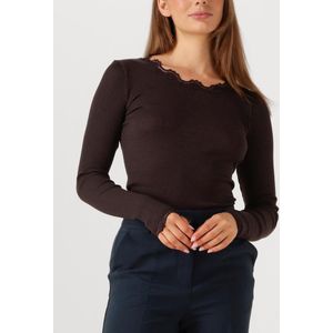Rosemunde - Babette Silk - T-shirt - Bruin